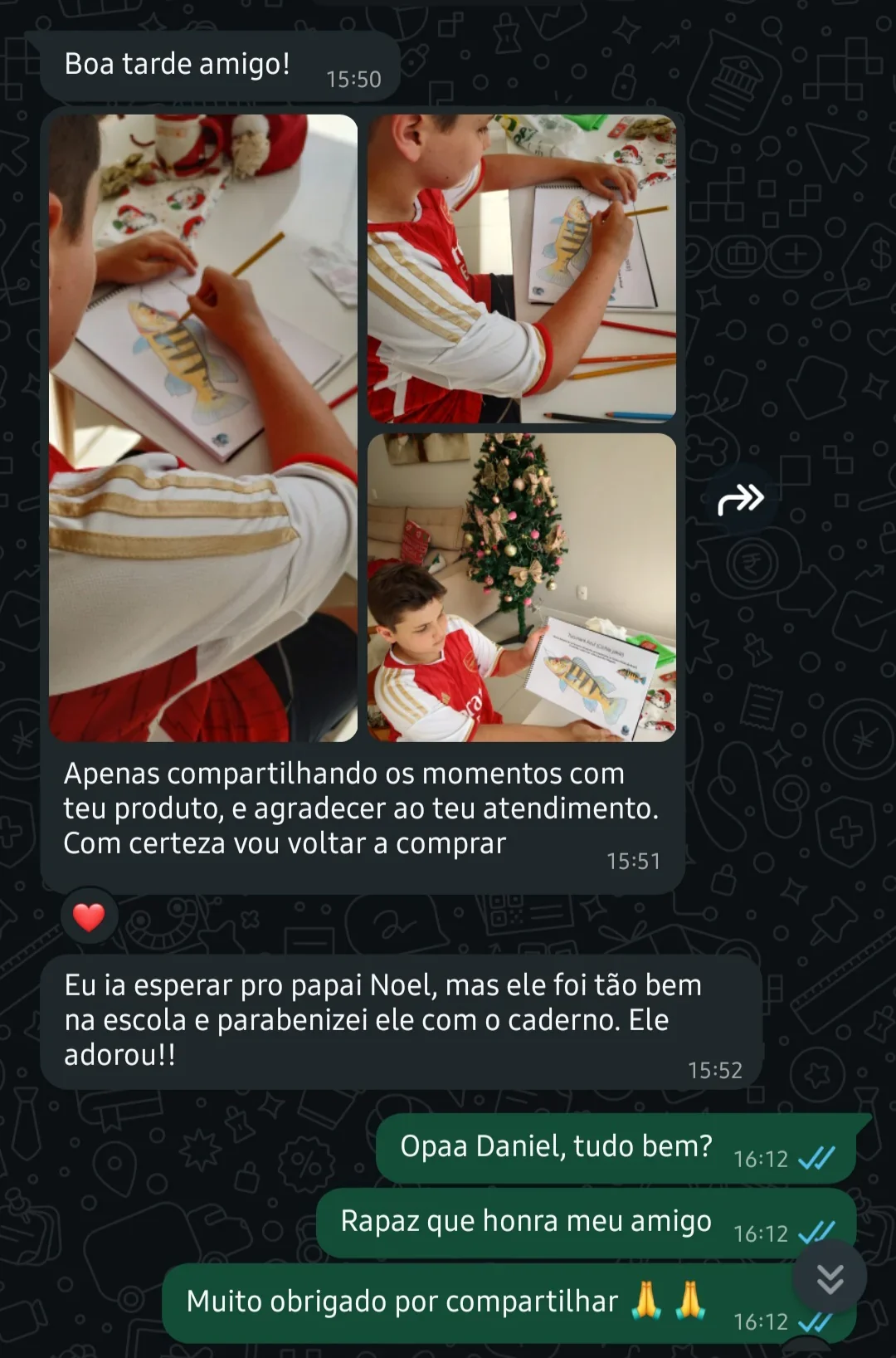 Depoimento cliente 1